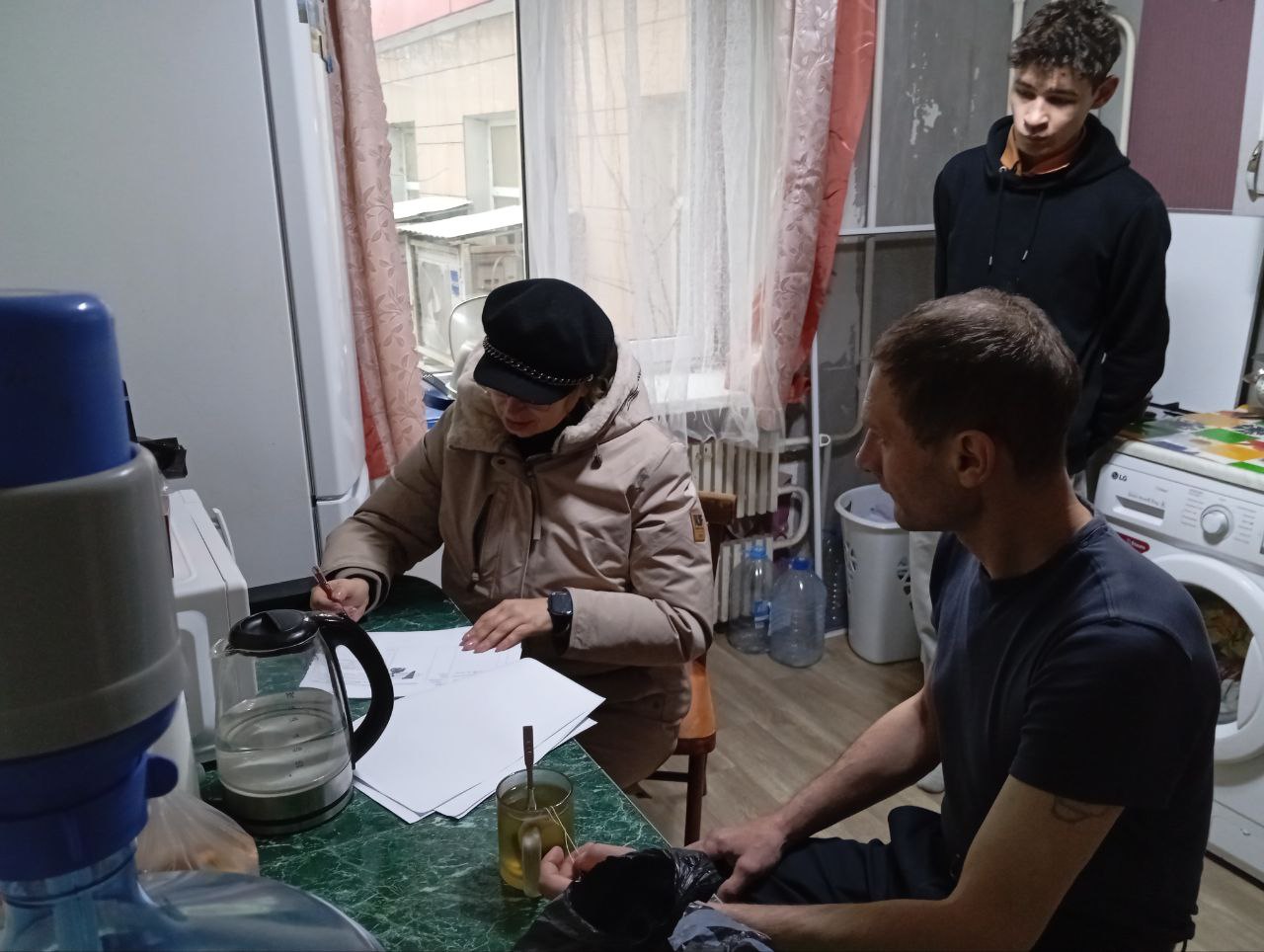 Обследование жилья ветеранов СВО Тихоненко Л.М.